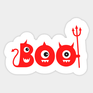 BOO Sticker